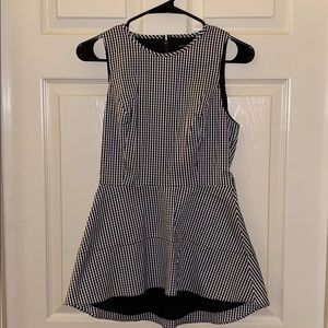 White House Black Market Gingham Shirt